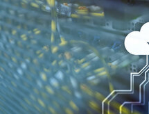 CLoud server and computing, data storage and processing. Internet and technology concept.