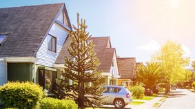 Chilean upper middle class neighborhood in Valdivia