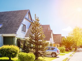 Chilean upper middle class neighborhood in Valdivia