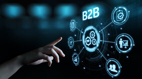 B2B Business Company Commerce Technology Marketing concept.