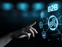 B2B Business Company Commerce Technology Marketing concept.
