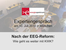 Nach der EEG-Reform: Wie geht es weiter mit KWK?